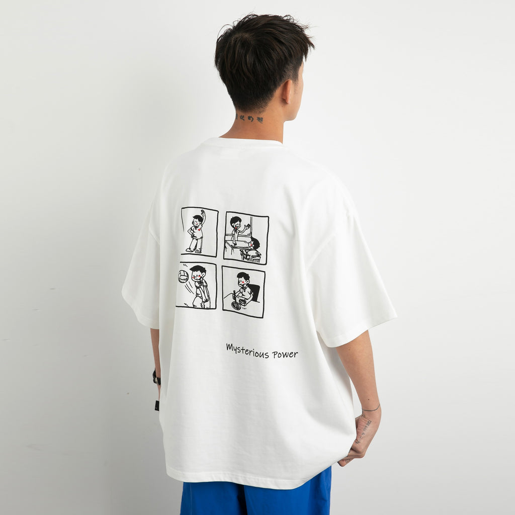 【BANKSY】新品 プリント ホワイト Tシャツ ストリート コーディネート