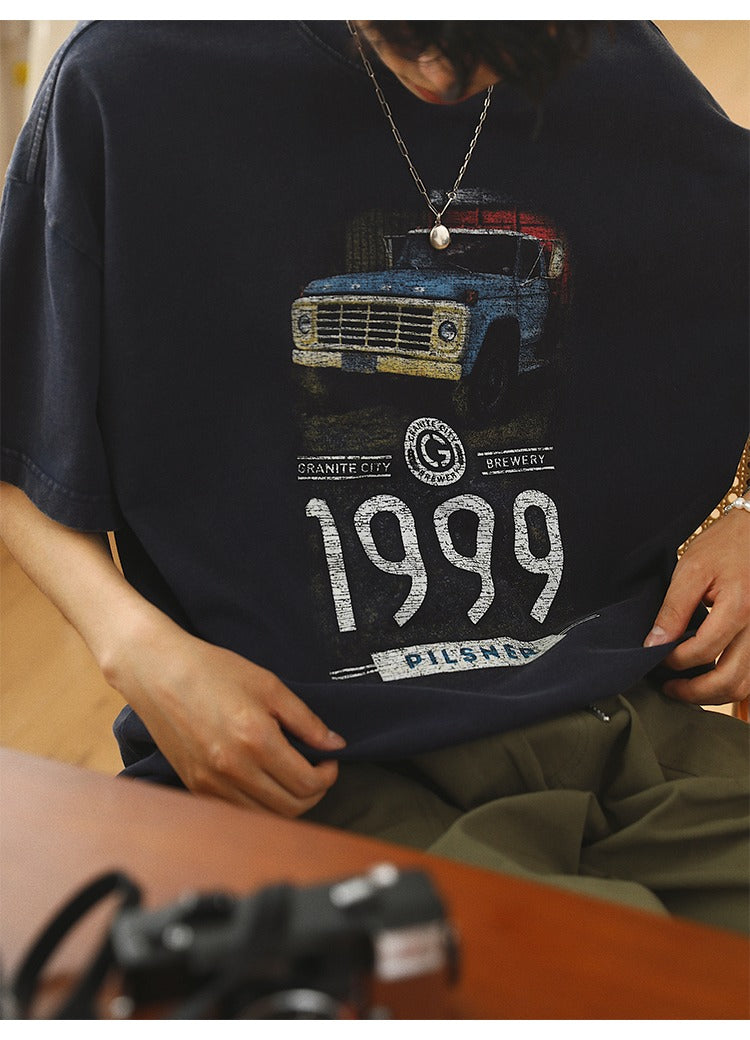 mcmxciii Vintage Print T-shirt B2536