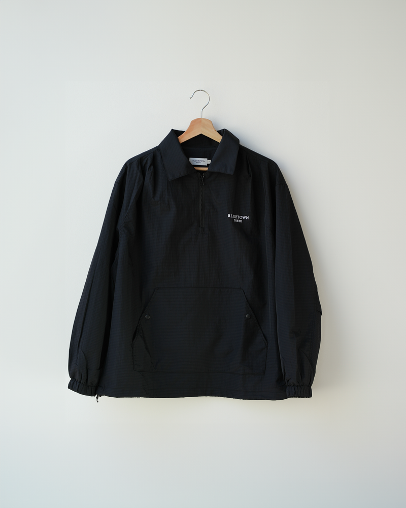 【1週間以内にお届け】BLUETOWN Half zip silhouette jacket B4002