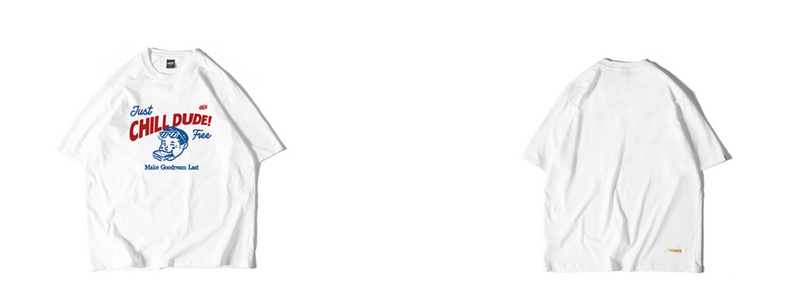 [Delivery within 1 week] DAKYAM Retro Print T-shirt B2473 