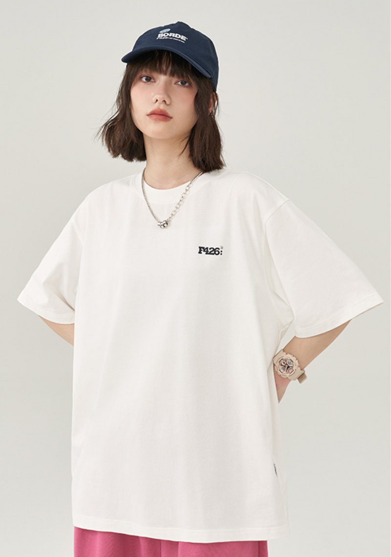 Guochao キャットプリントTシャツ B2531