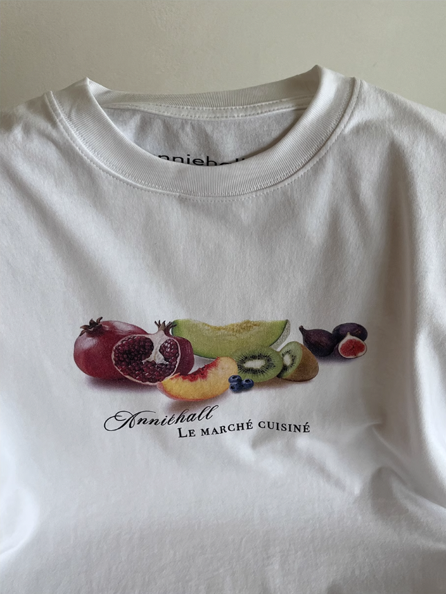 【10日以内にお届け】Anniehall フルーツプリントTシャツ B2589