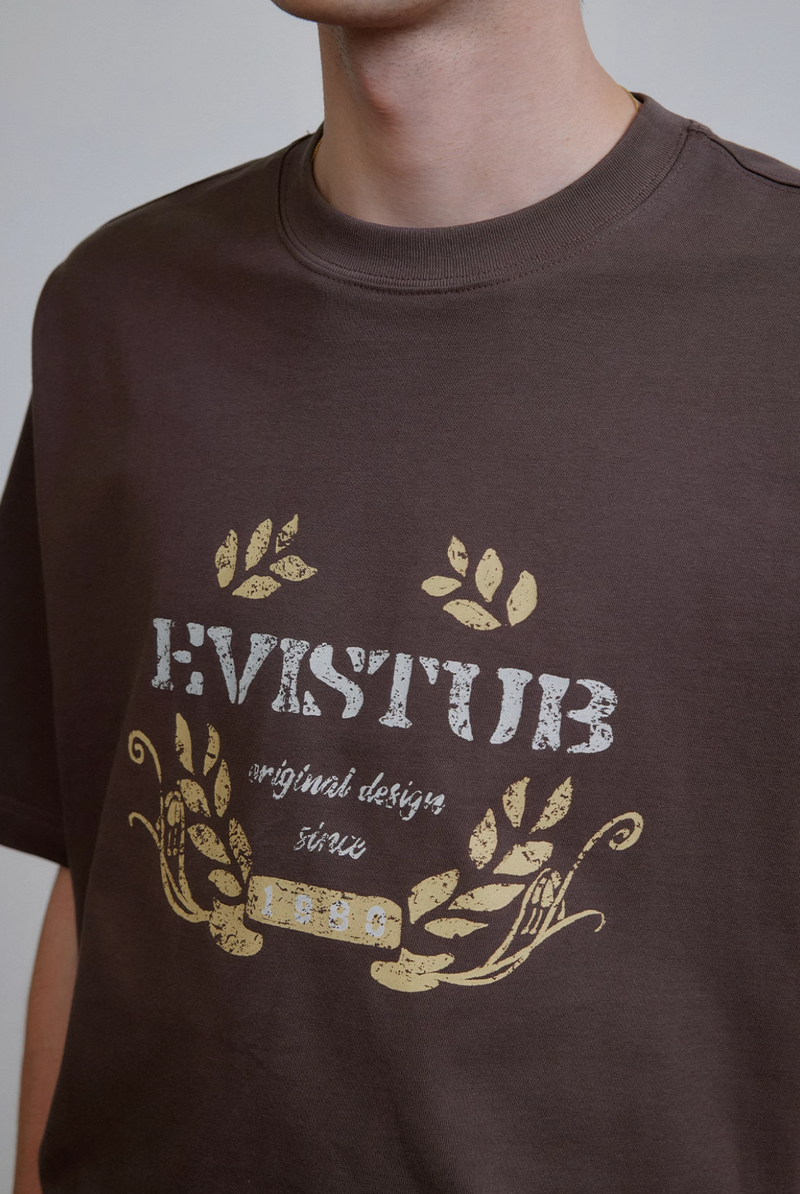 EviStub レトロデザインTシャツ B3939