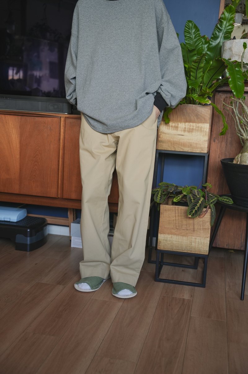 [Limited Sale - Delivery within 1 week] BLUETOWN BASIC CHINO PANTS B4018