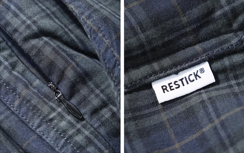 RESTICK Checked Shorts B4196 