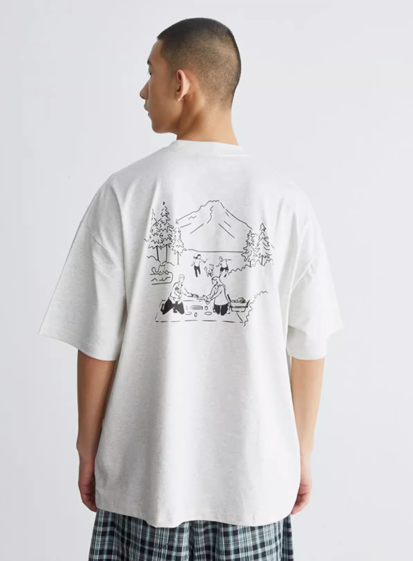 VAVUES Outdoor Print T-Shirt B4267