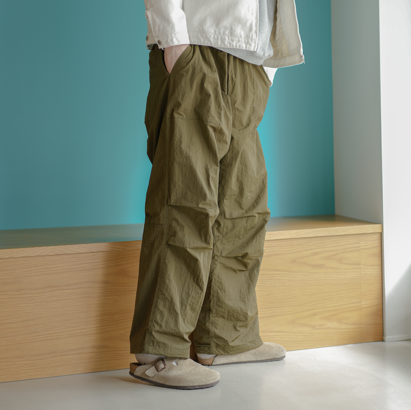 【1週間以内にお届け】 FLEECE NYLON PANTS B5021