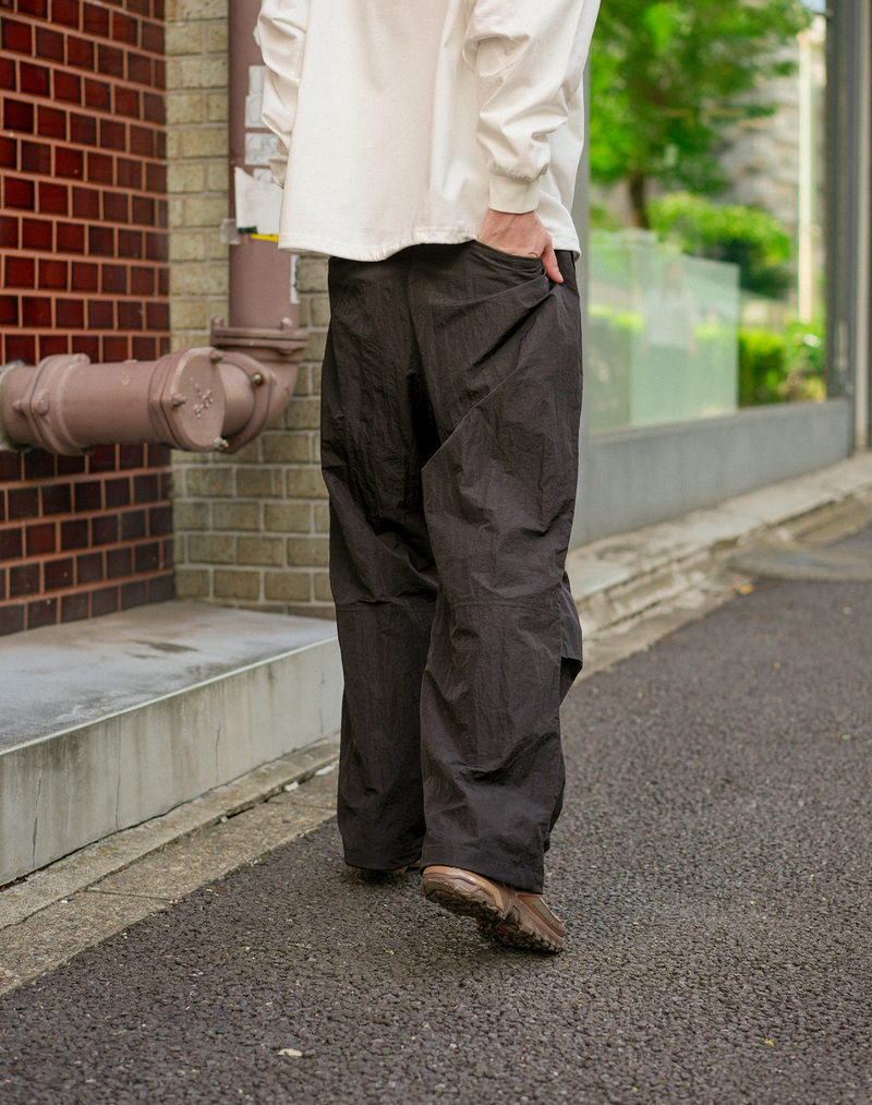 【1週間以内にお届け】 FLEECE NYLON PANTS B5021