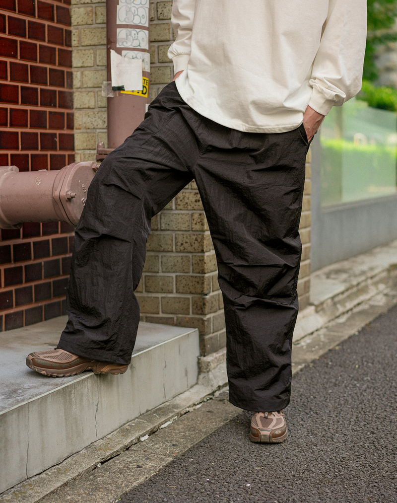 【1週間以内にお届け】 FLEECE NYLON PANTS B5021