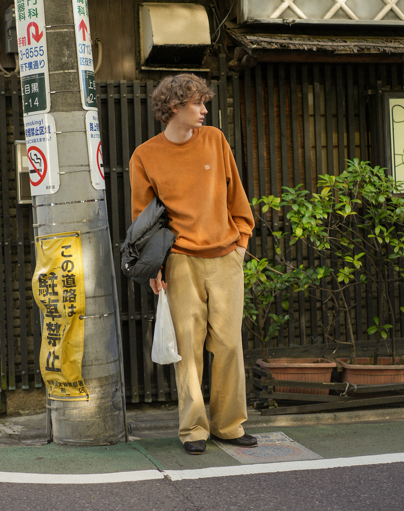 【一部予約販売】 Corduroy Sweatshirt B4998