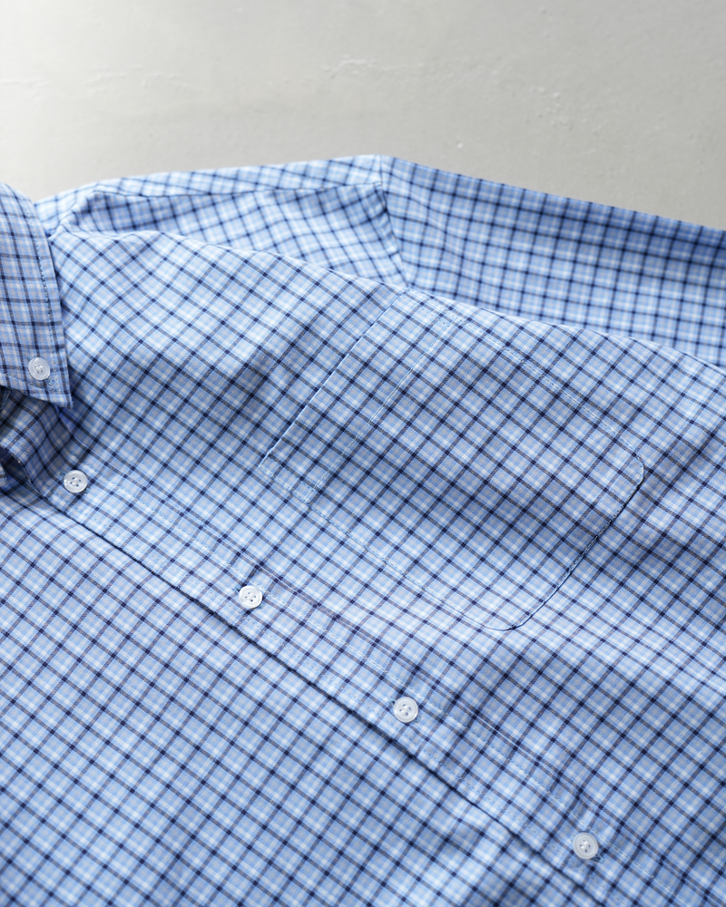 【1週間以内にお届け】COTTON CHECK SHIRTS B4997