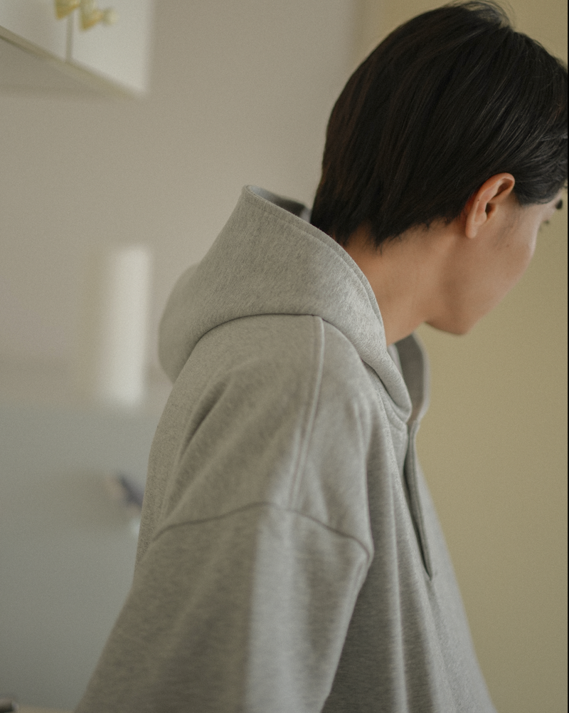 【一部予約販売】Heavyweight Half Snap Hoodie B5038