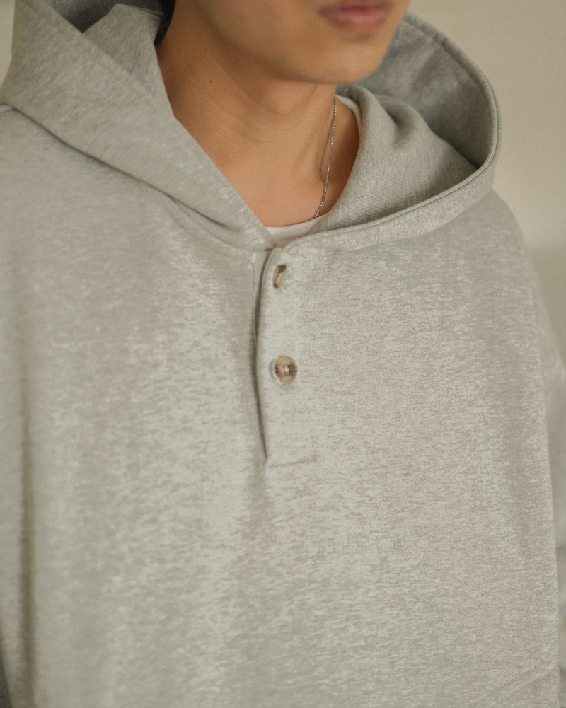 【一部予約販売】Heavyweight Half Snap Hoodie B5038