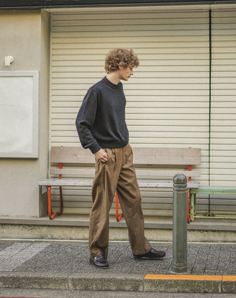 【1週間以内にお届け】Wool Like Trousers B5036