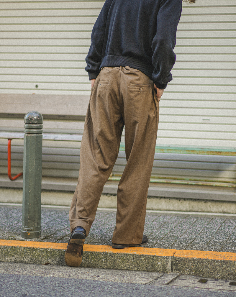 【1週間以内にお届け】Wool Like Trousers B5036