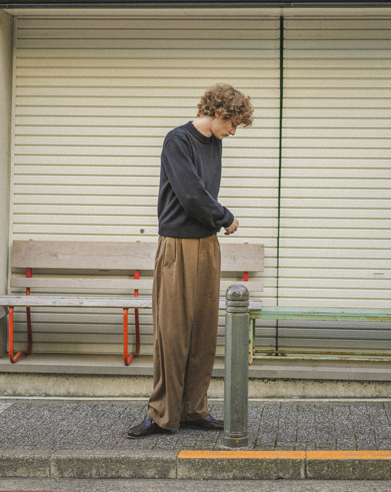 【1週間以内にお届け】Wool Like Trousers B5036