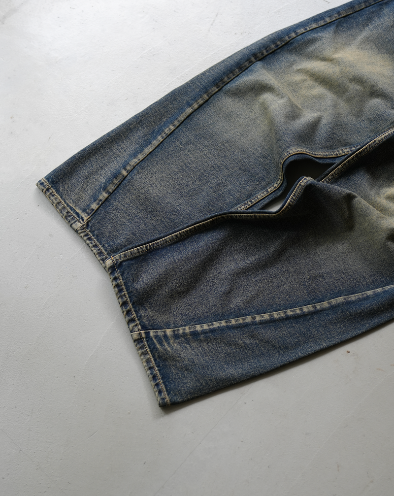 [Delivered within 1 week] NOTHOMMEMBLUE Washed Jeans B1063