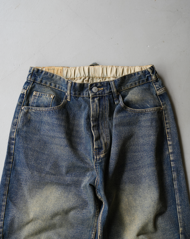 [Delivered within 1 week] NOTHOMMEMBLUE Washed Jeans B1063