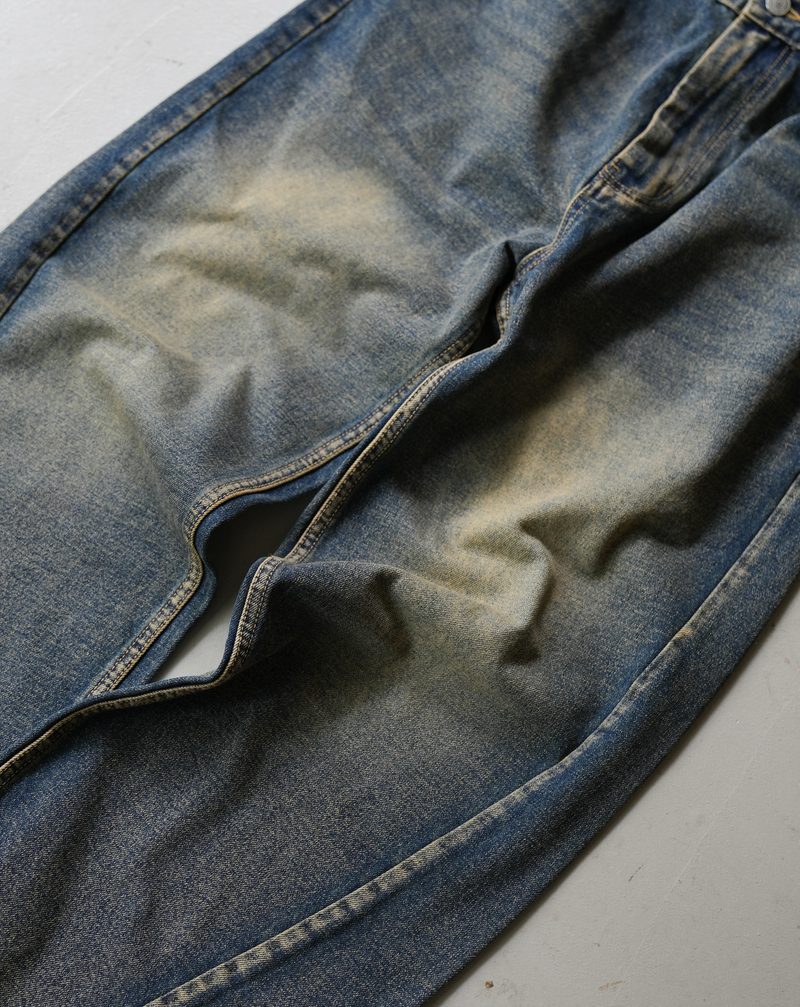 [Delivered within 1 week] NOTHOMMEMBLUE Washed Jeans B1063