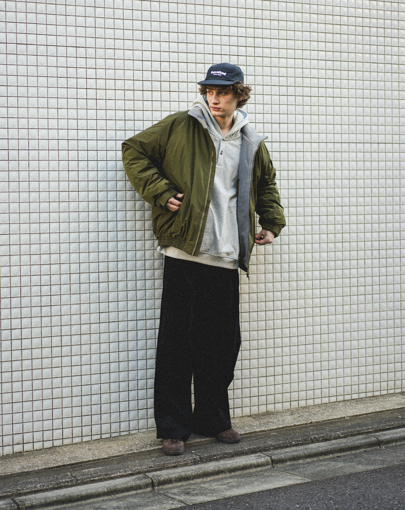 【1週間以内にお届け】 BLUETOWN EASY CORDUROY PANTS B5015