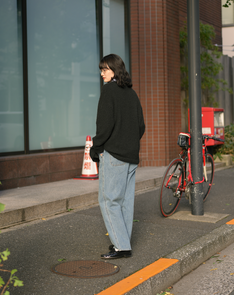 【1週間以内にお届け】Wool blend cardigan B5007