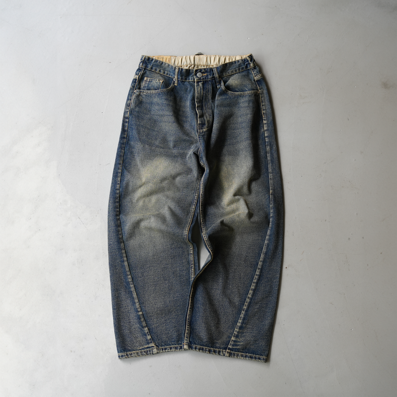 [Delivered within 1 week] NOTHOMMEMBLUE Washed Jeans B1063