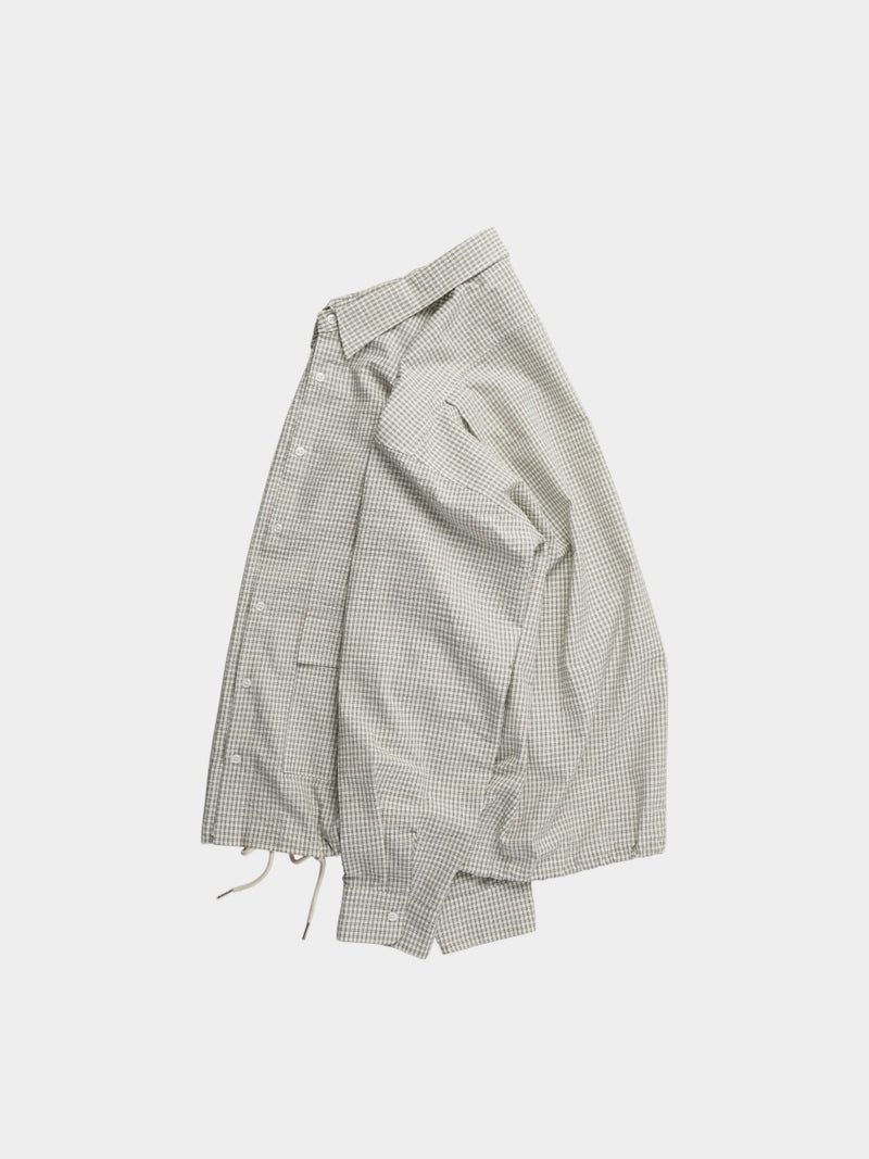 [Delivery in late June] HAVEHAD Check Drawstring Shirt B4249 