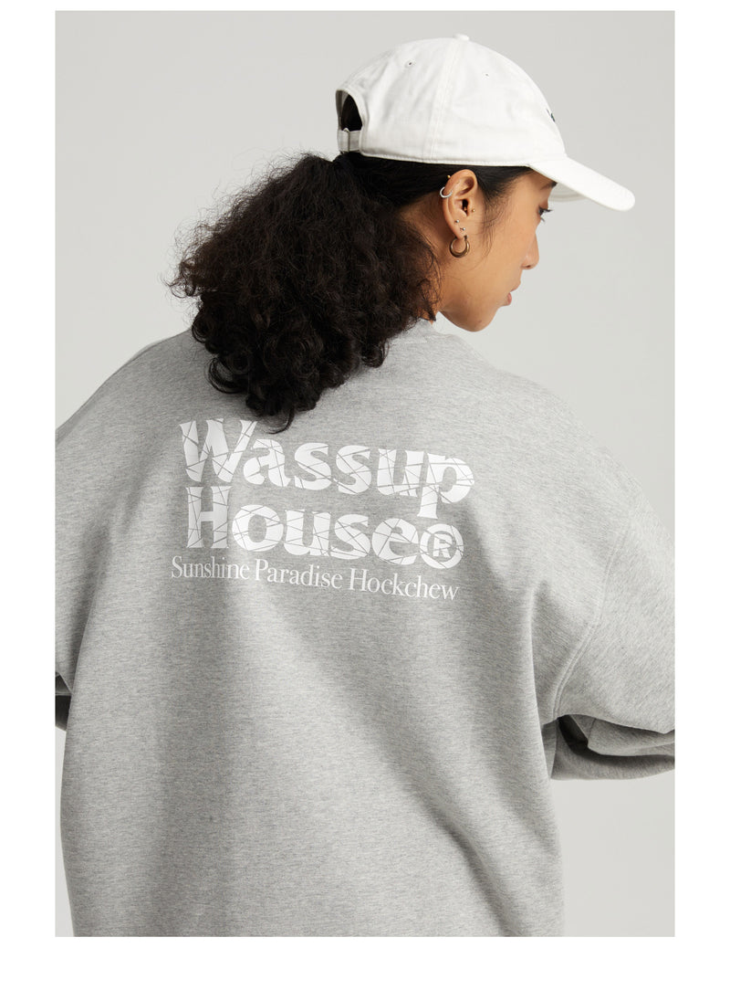 WASSUP ロゴデザインスウェット B3225