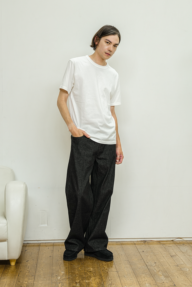 [Delivery within 1 week] EviStub Relaxed Fit Straight Denim B1542