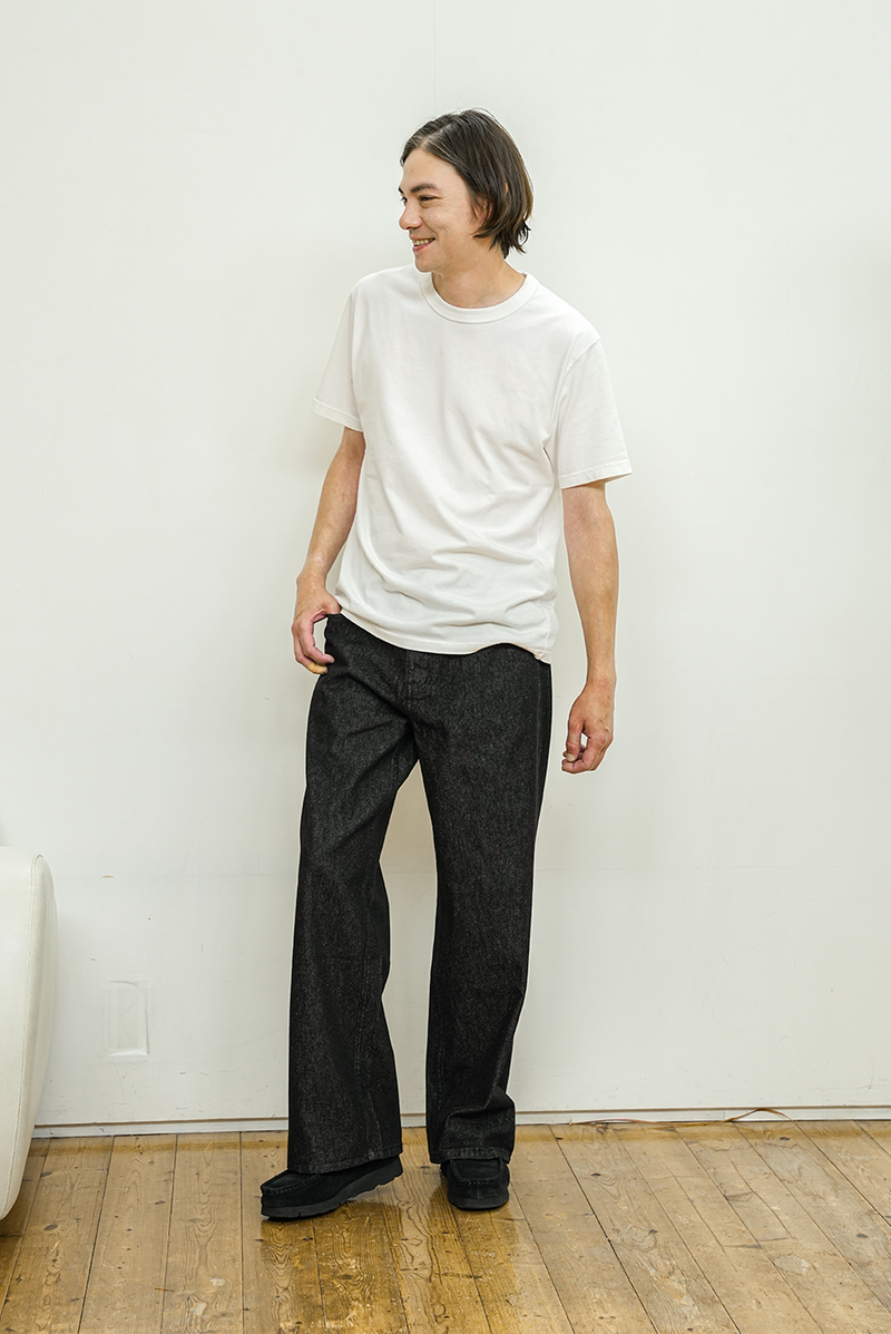 [Delivery within 1 week] EviStub Relaxed Fit Straight Denim B1542