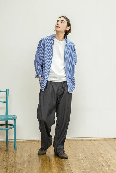 [Delivered within 1 week] BLUETOWN Split Line Twill Pants B4006