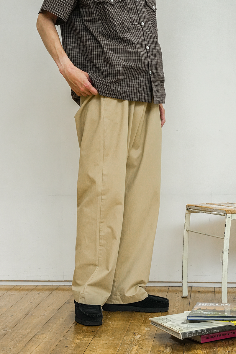 【限时促销1周内发货】BLUETOWN 基本款斜纹棉布裤 B4018