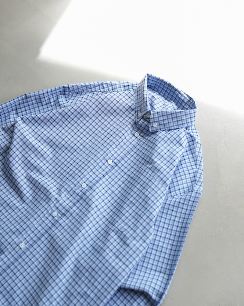 【予約販売】COTTON CHECK SHIRTS B4997