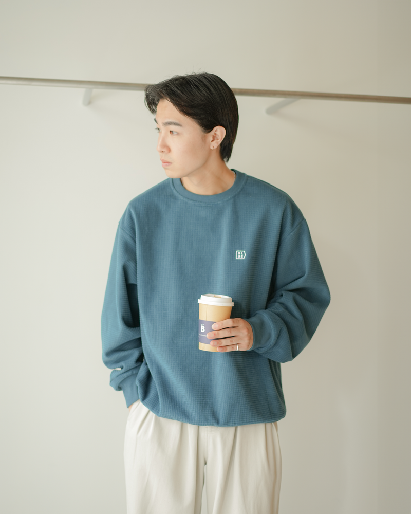 【1週間以内にお届け】 Corduroy Sweatshirt B4998