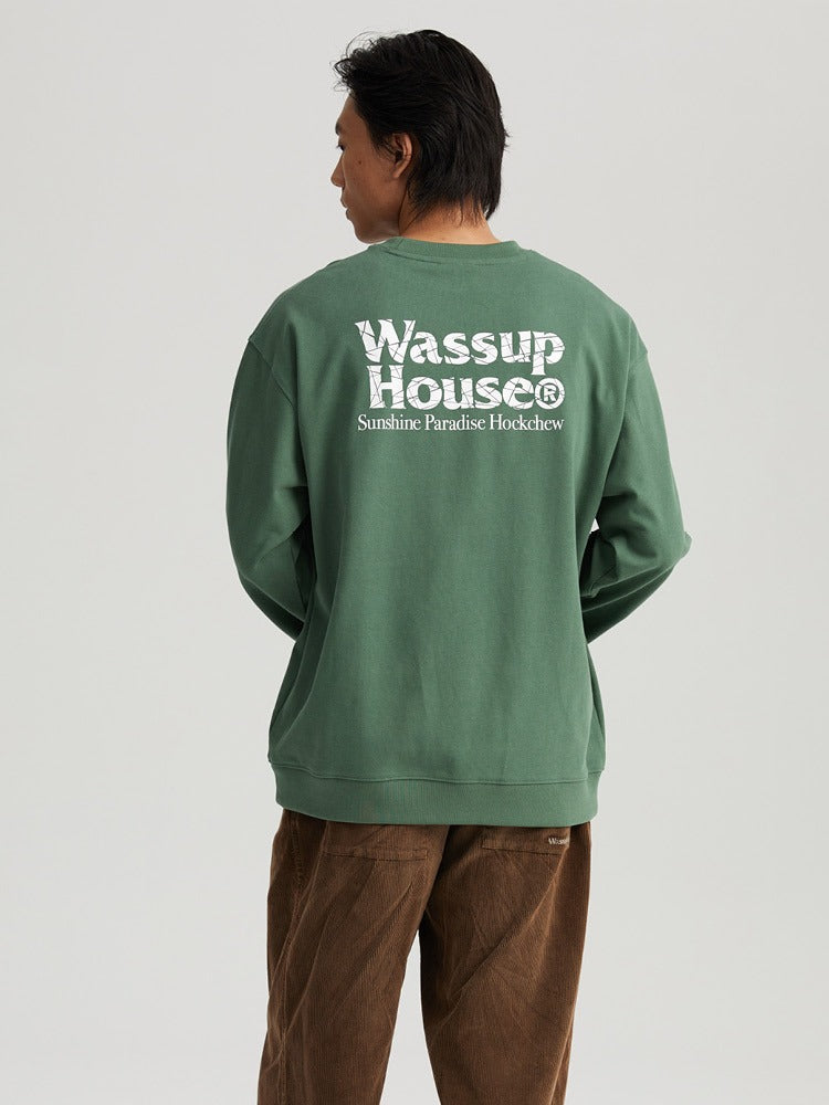 WASSUP ロゴデザインスウェット B3225