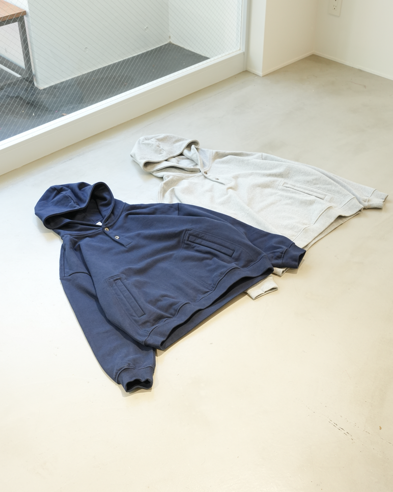 【一部予約販売】Heavyweight Half Snap Hoodie B5038