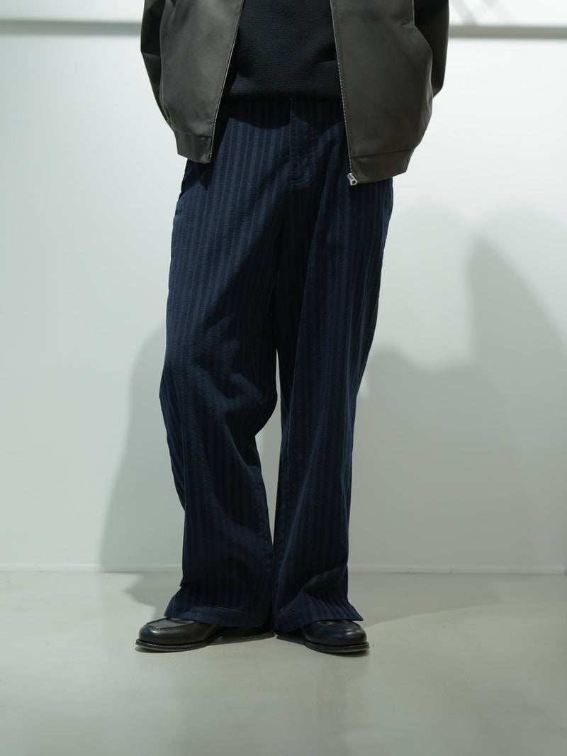 【1週間以内にお届け】 Corduroy Striped Pants B5035