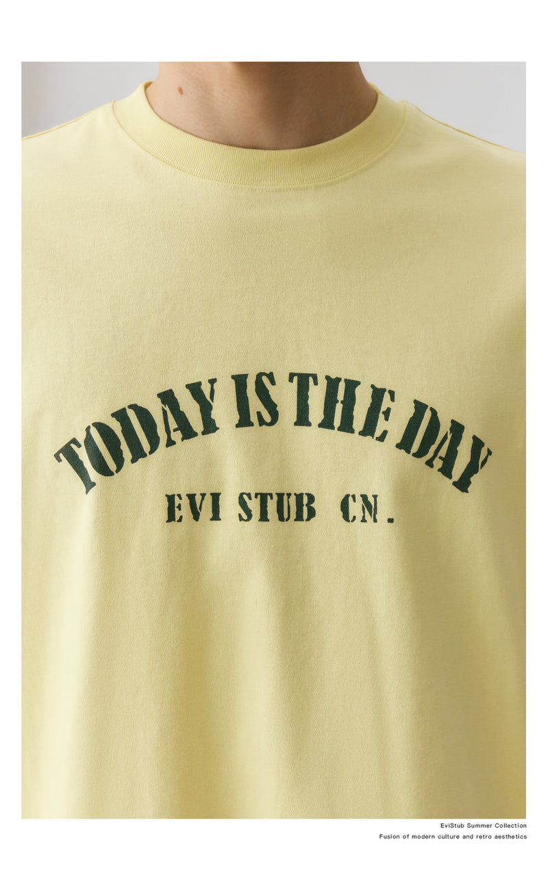 EviStub テキストロゴTシャツ B4260
