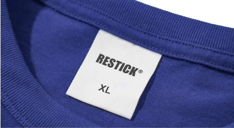 RESTICK Back Print Design T-Shirt B4117