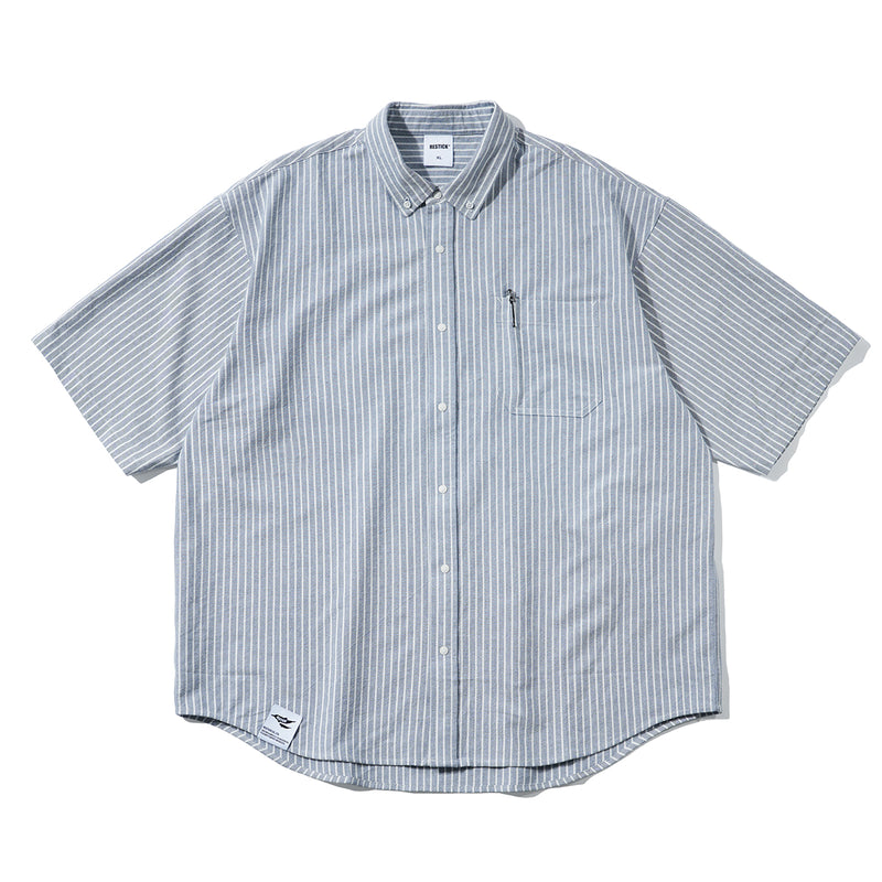 RESTICK 宽松版型条纹衬衫 B4246