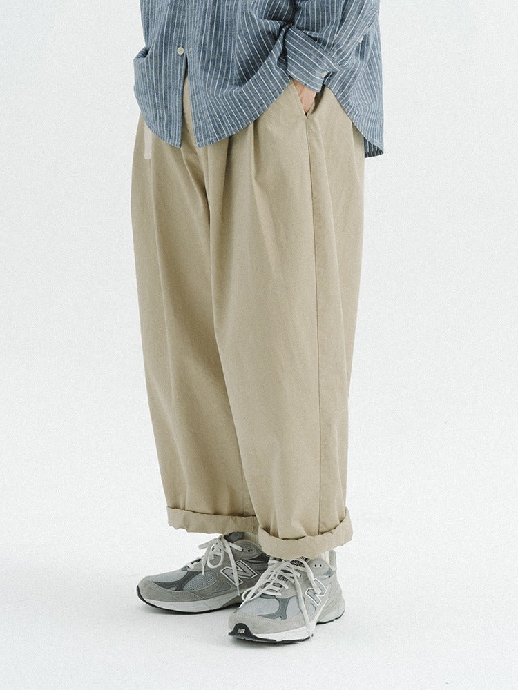 NOTHOMMEBLUE Loose Fit Tapered Pants B0003