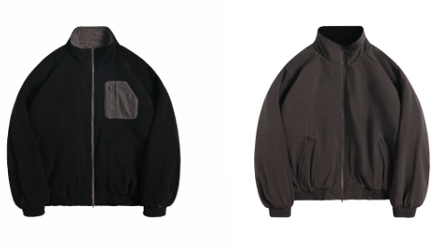 [Delivered within 1 week] EviStub reversible fleece jacket B1410