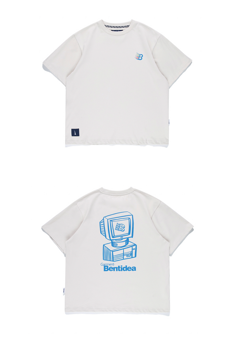 [Delivery within 10 days] BENTIDEA Graphic Logo T-shirt B1798