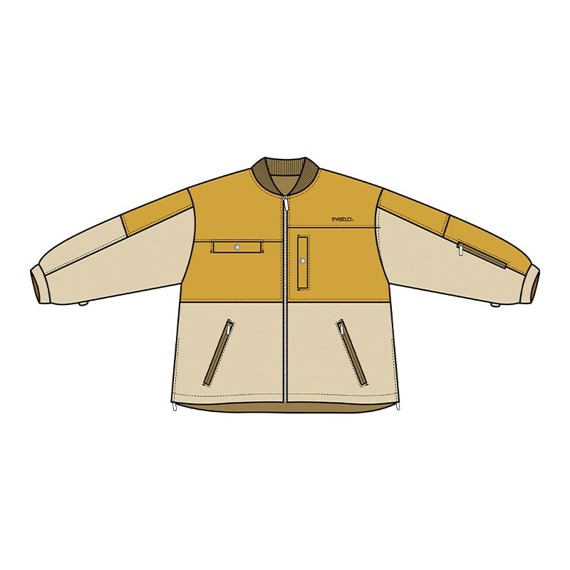[Delivered within 1 week] EviStub fleece jacket B0217