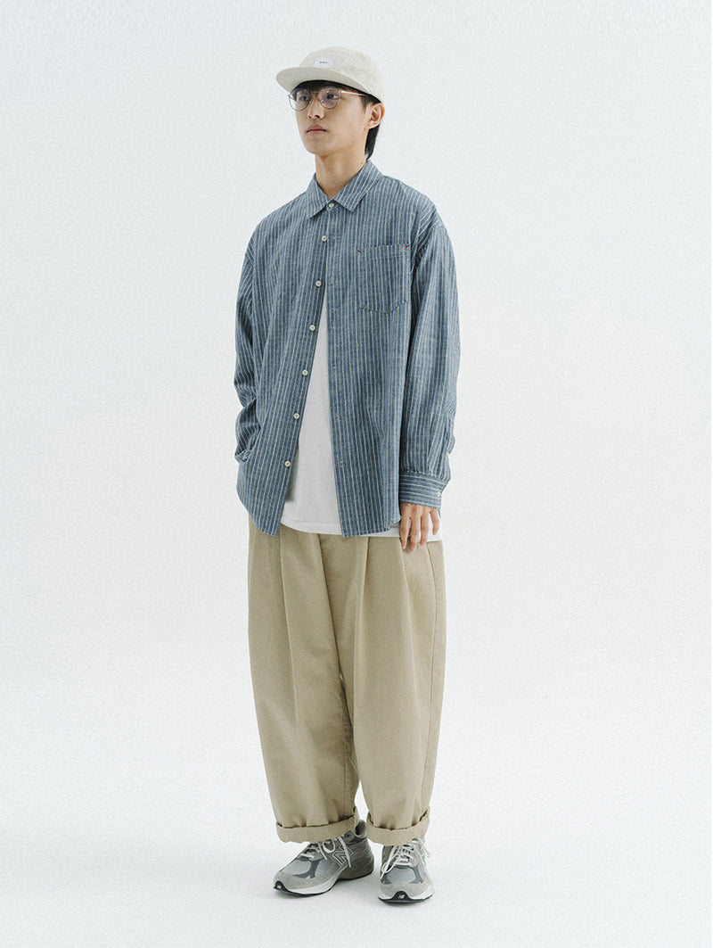 NOTHOMMEBLUE Loose Fit Tapered Pants B0003